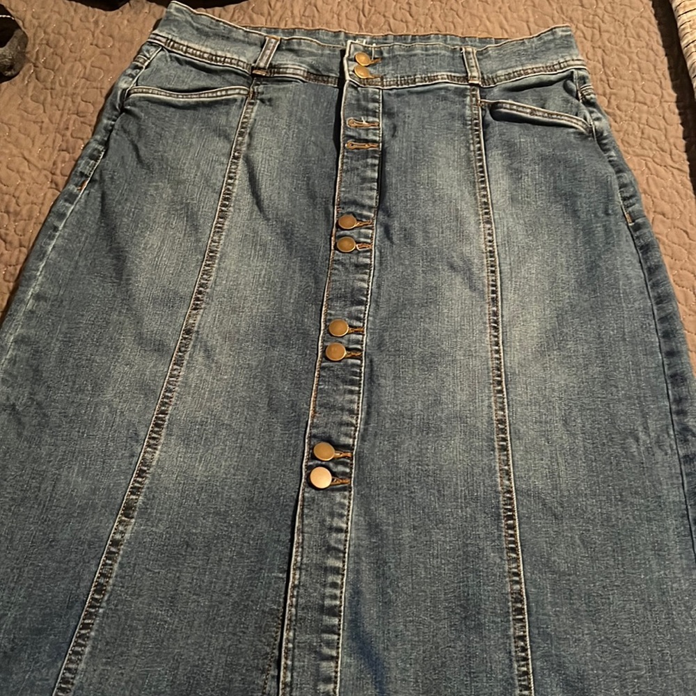 Style & Co Denim Skirt